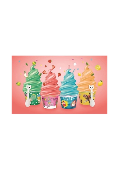 Cupıce 4'lü Dondurma Seti Kabı -ıce Cream Set Çok Renkli - 875714757 Çok Renkli