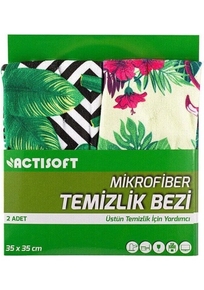 Mikrofiber Temizlik Bezi 2'li Karışık
