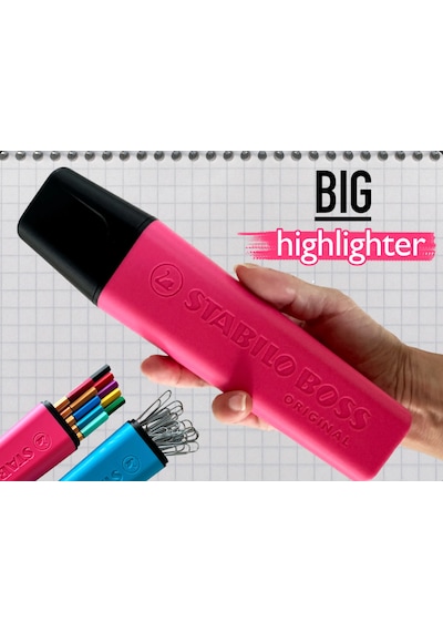 3d Baskı Kapaklı Kalem Kutusu Kalem, Fosforlu Kalem Ve Marker Organizer Masaüstü Kırtasiye Düzenleyici Mavi