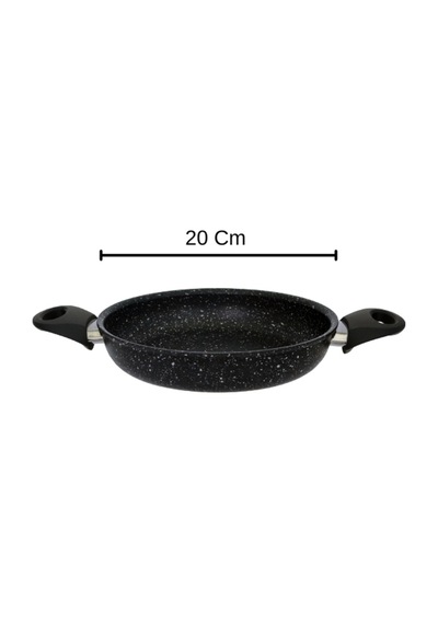 Diez 20 Cm Granit Ezme Sahan Siyah Yanmaz Yapışmaz