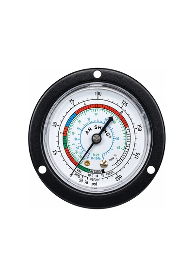 Klima Manometresi Alçak Basınç 0 200 Psı 63 Mm 1/4 Sae Alt Bağlantı R134a , R22