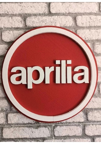 Aprilia Logo 50x50 Aprilia Motor Logosu 3d Aprilia Logo Strafor Logo 50 x 50