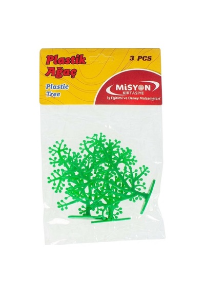 Misyon Plastik Ağaç 3 Lü Ağaç-001 Çok Renkli