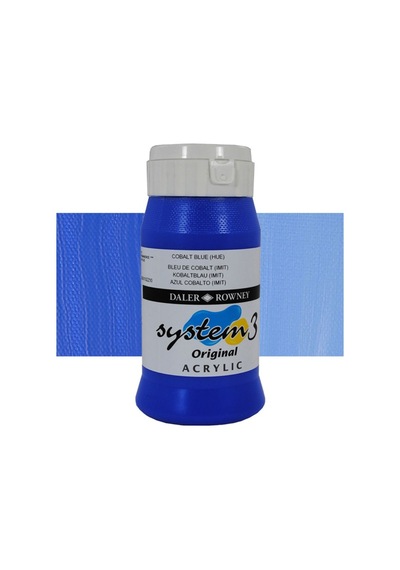 Daler Rowney System 3 Akrilik Boya 500Ml 110 Cobalt Blue Hue