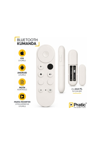 Pratic Prompter %100 Yerli Üretim & Yazılım Çanta + Kumanda + Telefon Tutucu 34cmx24.5cmx17cm