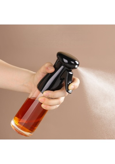 Sprey Yağdanlık Airfryer Için Yağdanlık Püskürtmeli Sprey Cam Şişe Zeytinyağı Sirke Püskürtücü 200ml Diğer