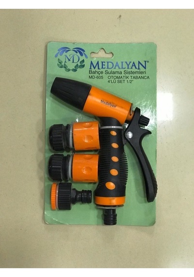 Medalyan Bahçe Sulama Sistemleri Otomatik Tabanca 4'lü Set 605
