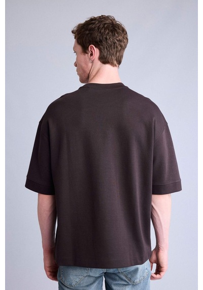Defacto Loose Fit Bisiklet Yaka Kısa Kollu Ağır Kumaş Basic Kahverengi Tişört B4844ax26aubn337 Kahve-bn337 Defacto Loose Fit Bisiklet Yaka Kısa Kollu Ağır Kumaş Basic Kahverengi Tişört B4844ax26aubn337 Kahve-bn337