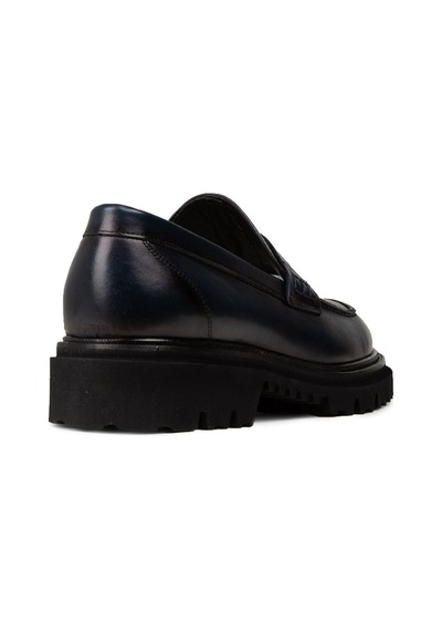 Deery Erkek Hakiki Deri Lacivert Loafer Ayakkabı - F6528mlcvp01 Lacivert