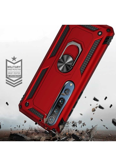 Xiaomi Mi Note 10 Lite Kılıf Zore Vega Kapak Mavi