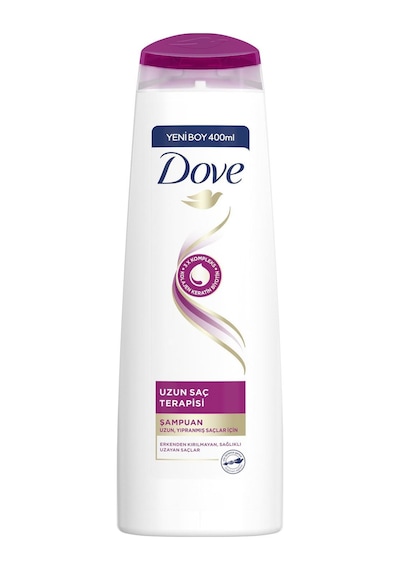 Dove Saç Bakım Şampuanı Uzun Saç Terapisi Uzun Yıpranmış Saçlar İçin 400 ML Dove Saç Bakım Şampuanı Uzun Saç Terapisi Uzun Yıpranmış Saçlar İçin 400 ML