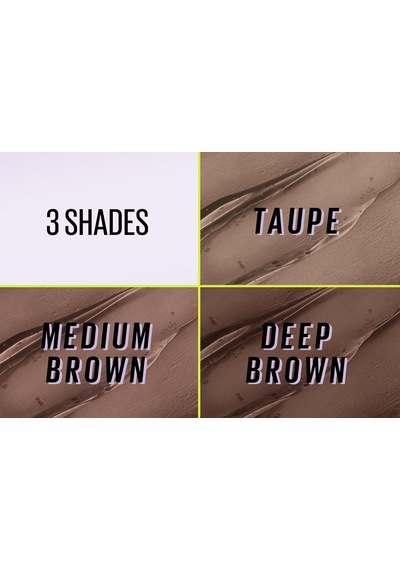Super Lock Brow Glue Kaş Sabitleyici Maskara - Taupe Çok Renkli