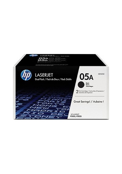 HP 05A CE505D Siyah 2' Li Paket Toner