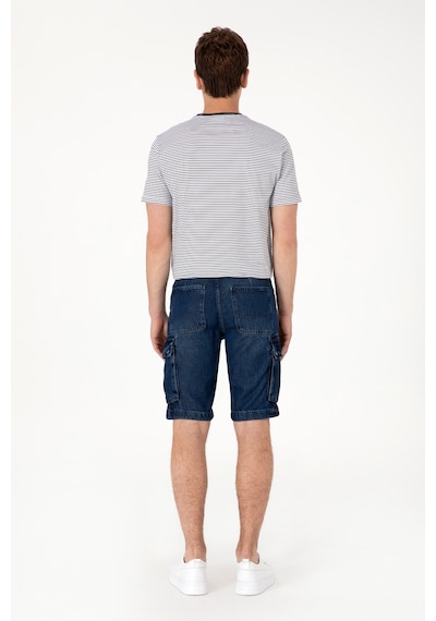 U.s. Polo Assn. Erkek Koyu Mavi Şort Jean 50304389-dn0023 Koyu Mavi