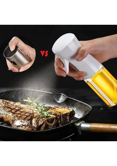 Orret Home Sprey Yağdanlık Cam Şişe Yağ Püskürtücü 225 Ml Airfryer Kızartma Izgara Salata İçin Yağlı Sku: Smg8690010521378 Diğer