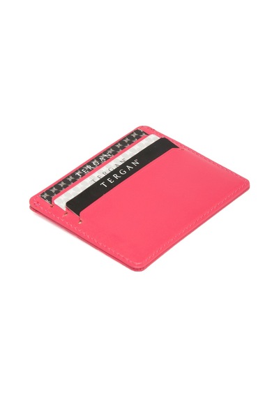 Tergan Fuşya Deri Unisex Kredi Kartlık 01050M8J