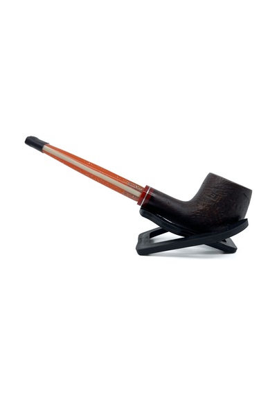 Dapper Half Bent Billiard Briar Gül Kökü 9 Mm Filtreli El Yapımı Pipo - 3552