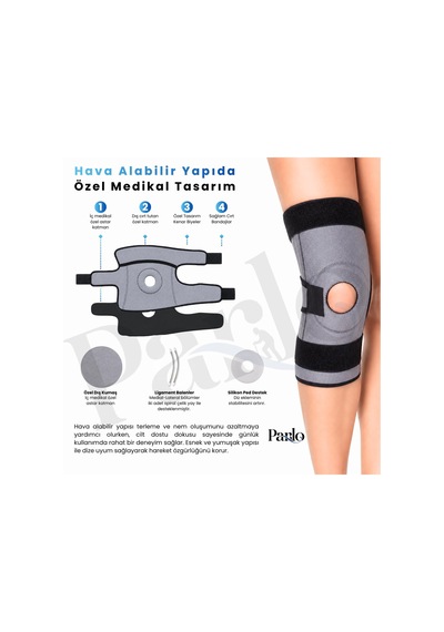 Ligament Ve Patella Destekli Dizlik Ayarlanabilir Ortopedik Diz Desteği Spiral Balenli Diz Destek Bandajı Genel