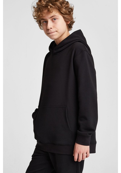 Lescon Çocuk Kapüşonlu Sweatshirt 25s-3267-25n Siyah