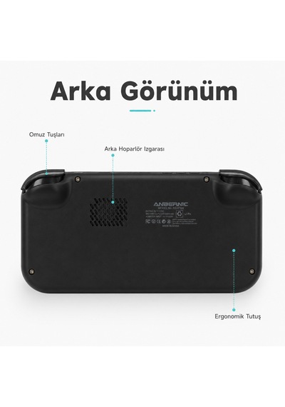 Rg 476h El Oyun Konsolu 5000 Mah Pil, Taşınabilir Retro Atari Atari Oyun Cihazı