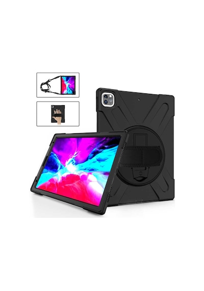 Apple Uyumlu iPad Pro 12 9 6 Nesil Kılıf Defender Askılı Zırhlı Tank Case A2436 A2437 A2764 A2766