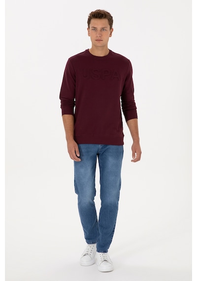 U.S. Polo Assn. Erkek Açık Mavi Jean Tapered Fit Pantolon 50316545-DN0021