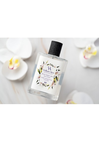 Volkan Ates Natural & Beauty Beyaz Orkide Misk Kolonyası Cam Şişe 100 Ml