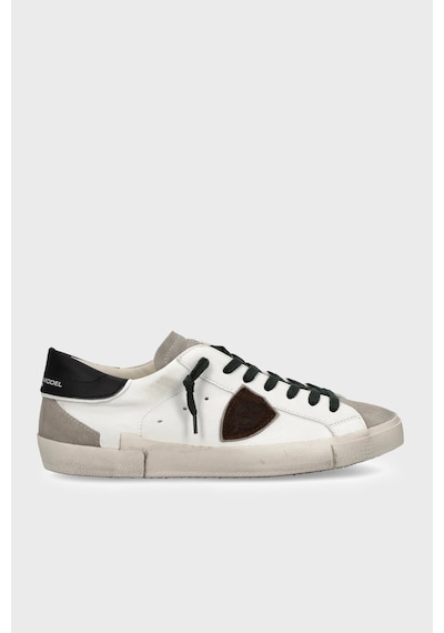 Philippe Model Deri Logolu Sneaker Ayakkabı Erkek Ayakkabı Prluwx55 Beyaz-siyah