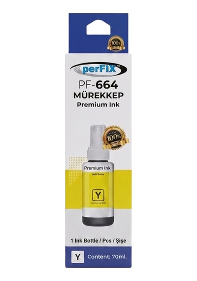 Perfıx Pf T6733 Kırmızı Şişeli Mürekkep 70 Ml Diğer