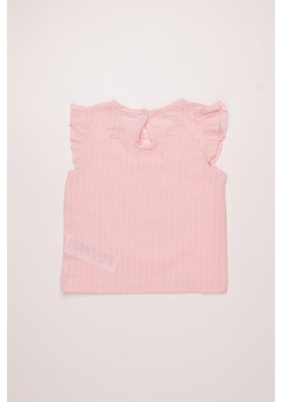 Pierre Cardin Pamuk Kız Çocuk Yazlık Dokuma Şortlu Takım 303789 Pembe