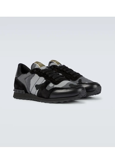 Valentino Garavani Sneakers - Rockrunner Siyah Valentino Garavani Sneakers - Rockrunner Siyah