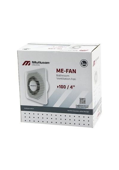 Mutlusan-001 211 000 100 00 00 Me-fan 1004"banyo Tuvalet Havalandırma Aspiratörü 12w 2450rpm 100m3/h
