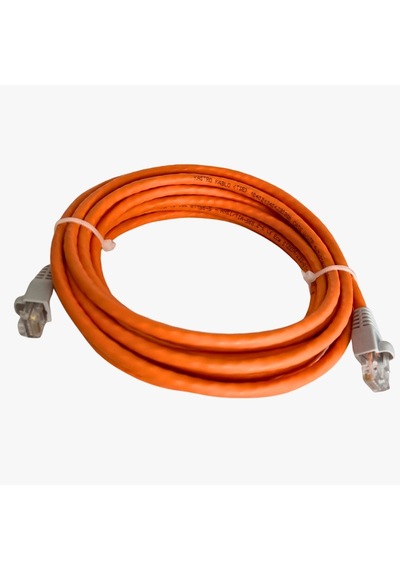 Cat6 Patch Kablo 2 Metre U/utp Lszh %100 Saf Bakır Cu/cu 1 Gigabit - Turuncu