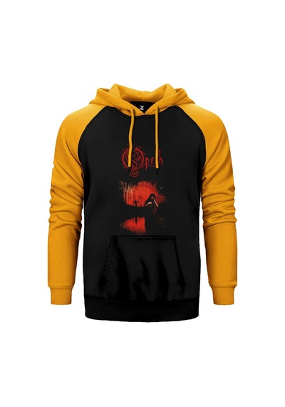 Opeth Still Life Kırmızı Renk Reglan Kol Sweatshirt / Hoodie