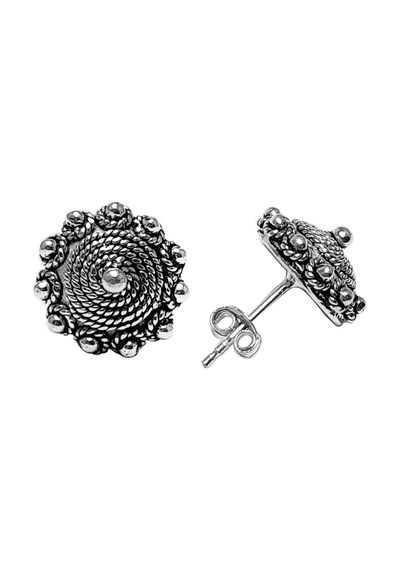 Midyatgümüşnurtaş Kişniş Bereket Model Telkari Gümüş Küpe 12-Mm
