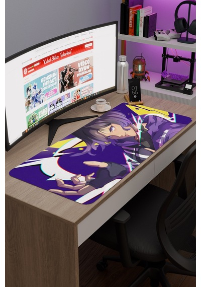 Tekken Kaymaz Dikişli Kauçuk Oyuncu Mousepad V5 - 90x40 Xxl Gaming Mouse Pad Fare Altlığı