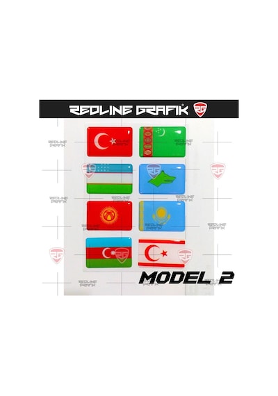 Türk Devletleri Sticker Set