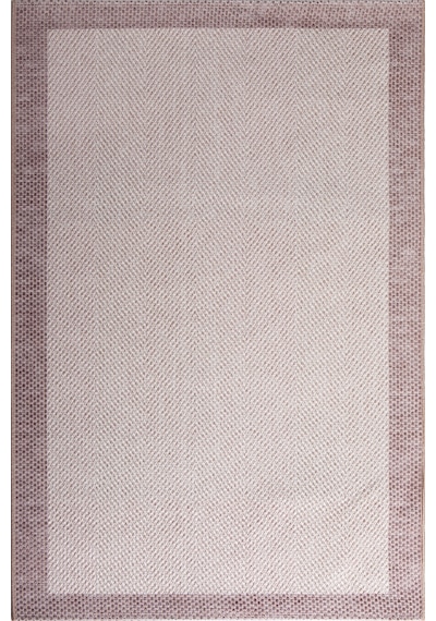 Decoser Hasır 8062 Bej Kahve Halı Kilim Kaymaz Taban Salon Mutfak Kesme Yolluk Bej - Kahverengi