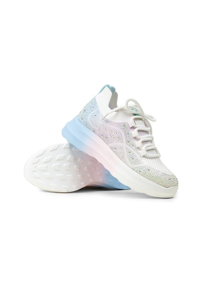 Deery Kadın Beyaz Taş Detaylı Sneaker Ayakkabı - K0516zbyzc01 Beyaz