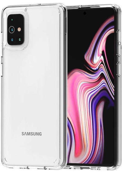 Galaxy A71 Kılıf Zore Coss Şeffaf Sert Silikon Kılıf Renksiz