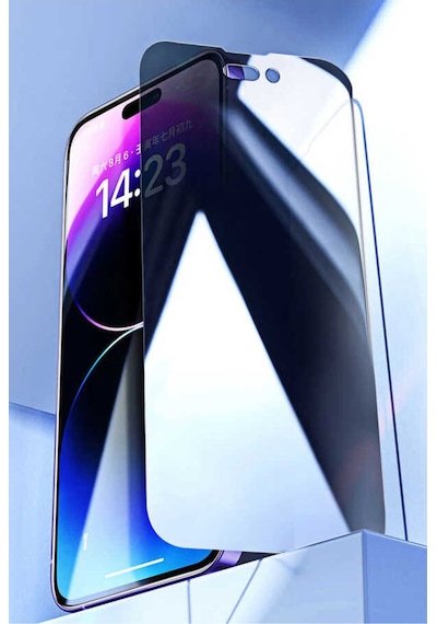 Apple     Uyumlu iPhone 15 Pro Max Zore Kor Privacy Cam Ekran Koruyucu