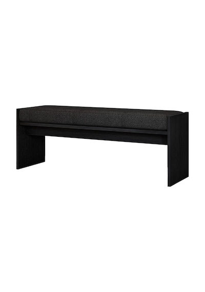 Pearl Bench Modern Tasarım Antre, Mutfak, Yatak Odası, Balkon Oturma Bankı, Kolay Kurulum Ahşap Siyah