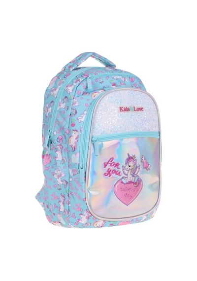 Kaukko Kids&love Sırt Çantası Aynalı Taşlı Unıcorn L5094