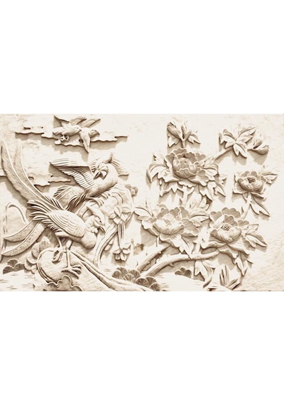 3D Derinlik Kabartma Relief Duvar Kağıdı