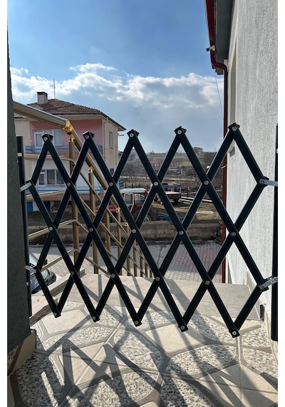 Rudu Akordiyon Çocuk - Pet Merdiven Güvenlik Kapısı 40-140 CM Arası Uzayabilen