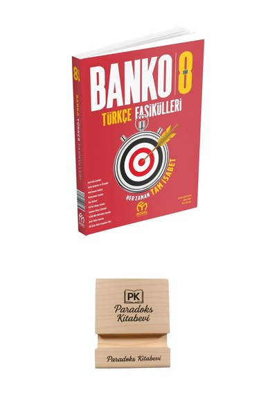Model Eğitim Lgs 8. Sınıf Banko Türkçe Fasikülleri + Telefon Standı