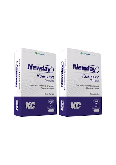 Newday Kuersetin Complex 60 Vejetaryen Kapsül X2 Adet