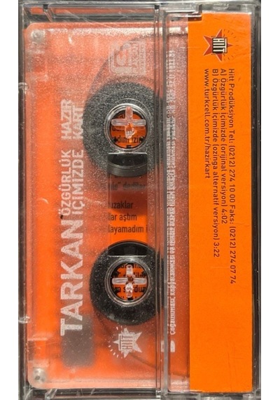 Plak Değildir Kaset Tir Kaset Tarkan Özgürlük İçimizde Kaset