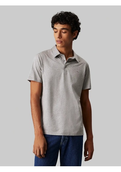 Calvin Klein Lıquıd Jersey Melang Gri Erkek Tişört