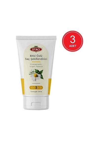 Otacı Bitkisel Orta - Yumuşak Saç Şekillendirici Jöle 3 x 150 ML